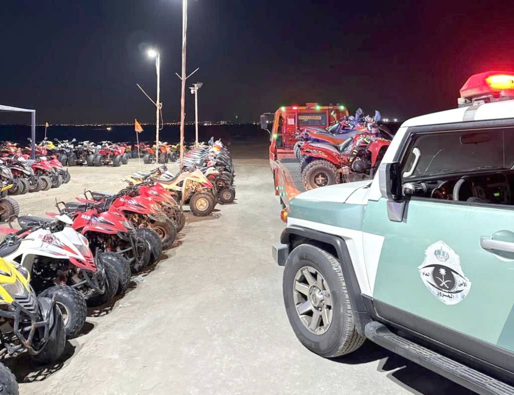 Saudi Traffic Directorate seizes 1,481 illegal quad bikes in nationwide raids